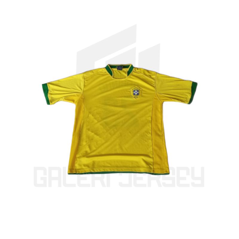 Jersey Baju Kaos Bola Brazil 2006 Multisport
