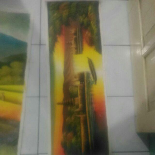 Lukisan Bedugul 30 X 90 Cm