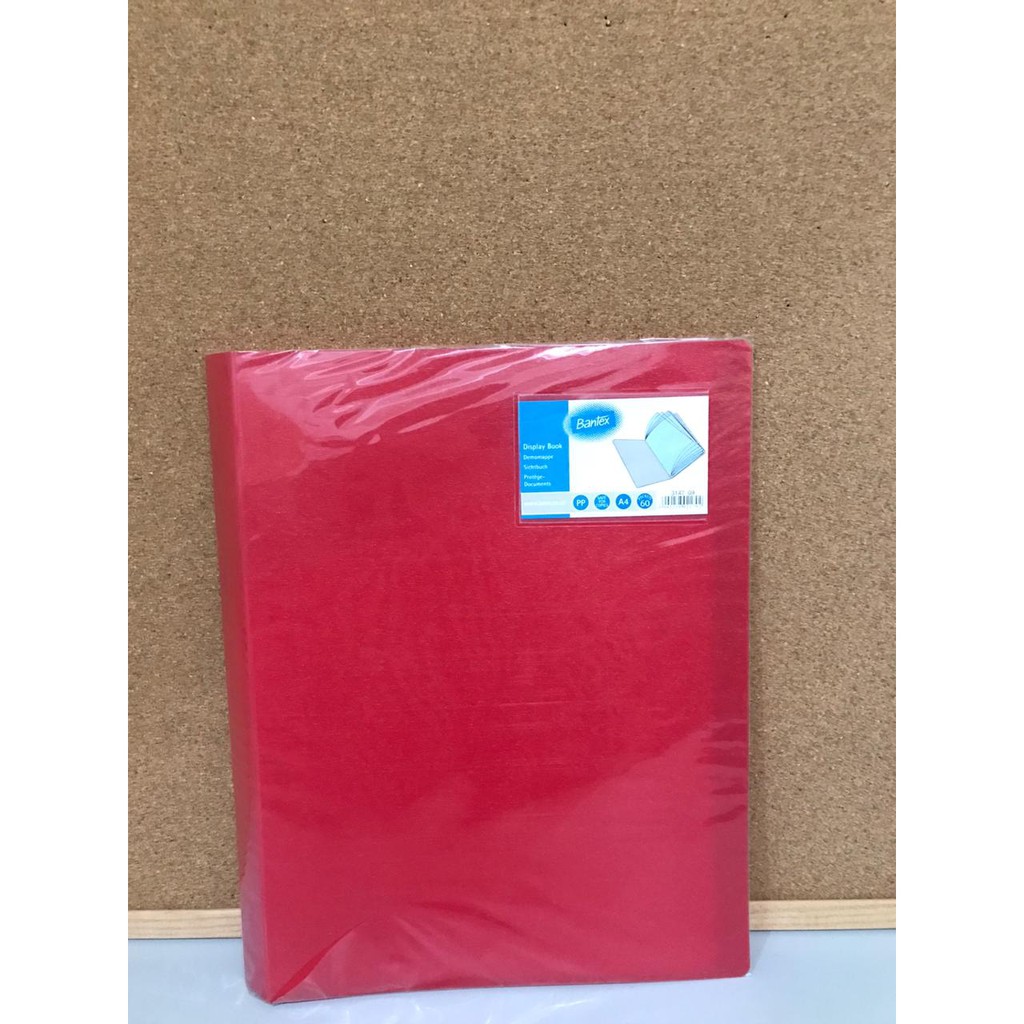 

Clear Holder Bantex Ukuran A4 ISI 60 lembar