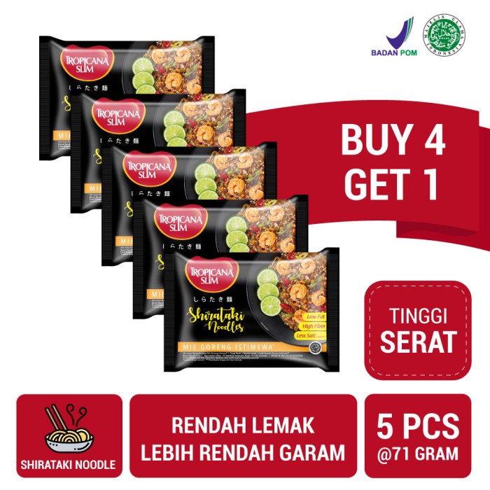 

cs2tur Buy 4 Get 1 Free: Tropicana Slim Shirataki Noodles (71Gr) Ffa2D01A1