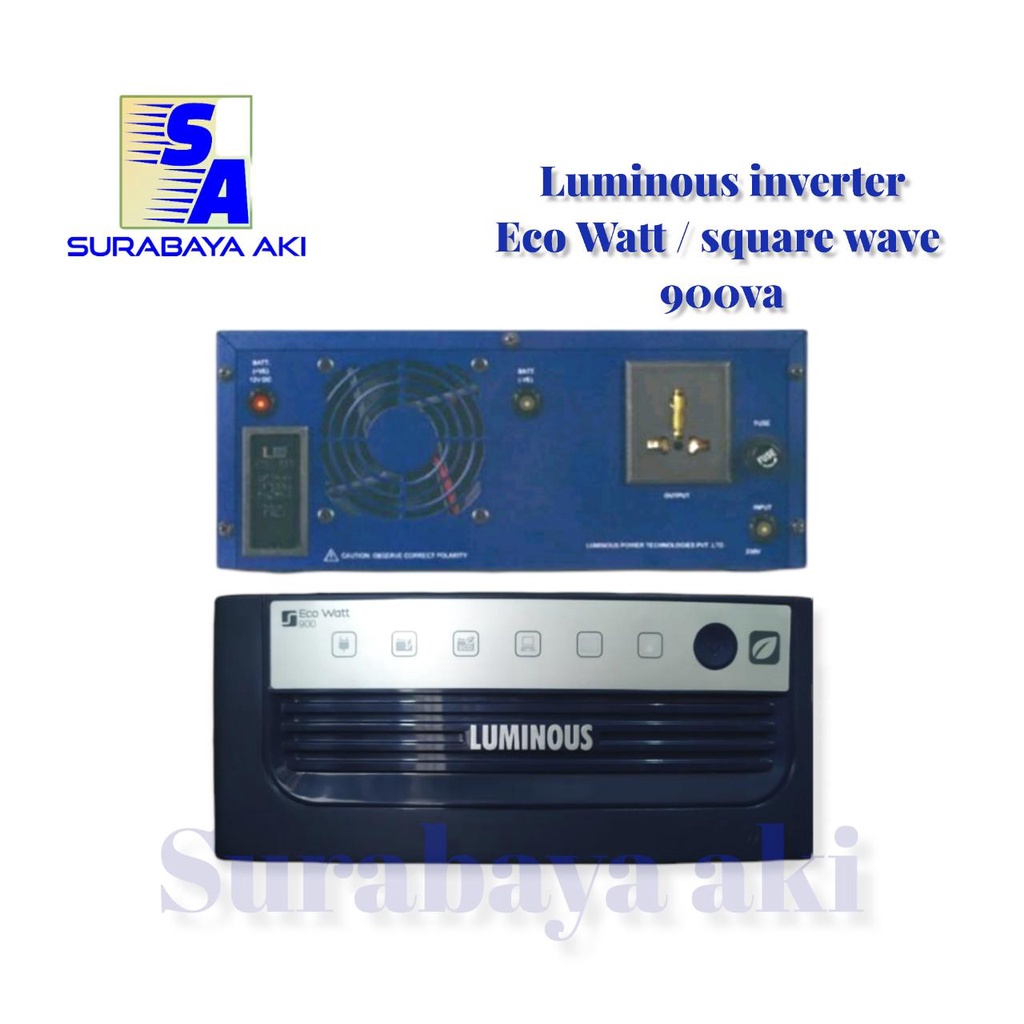 INVERTER LUMINOUS ECO WATT SQUARE WAVE 900VA ECOWATT 900 VA