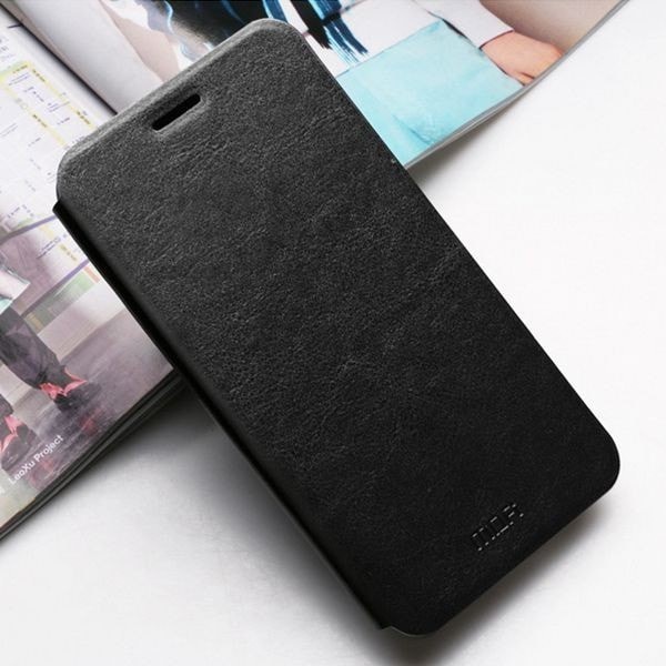 MOFI Flip Leather Case Meizu Pro 7 Plus Bahan Kulit Stand Cover