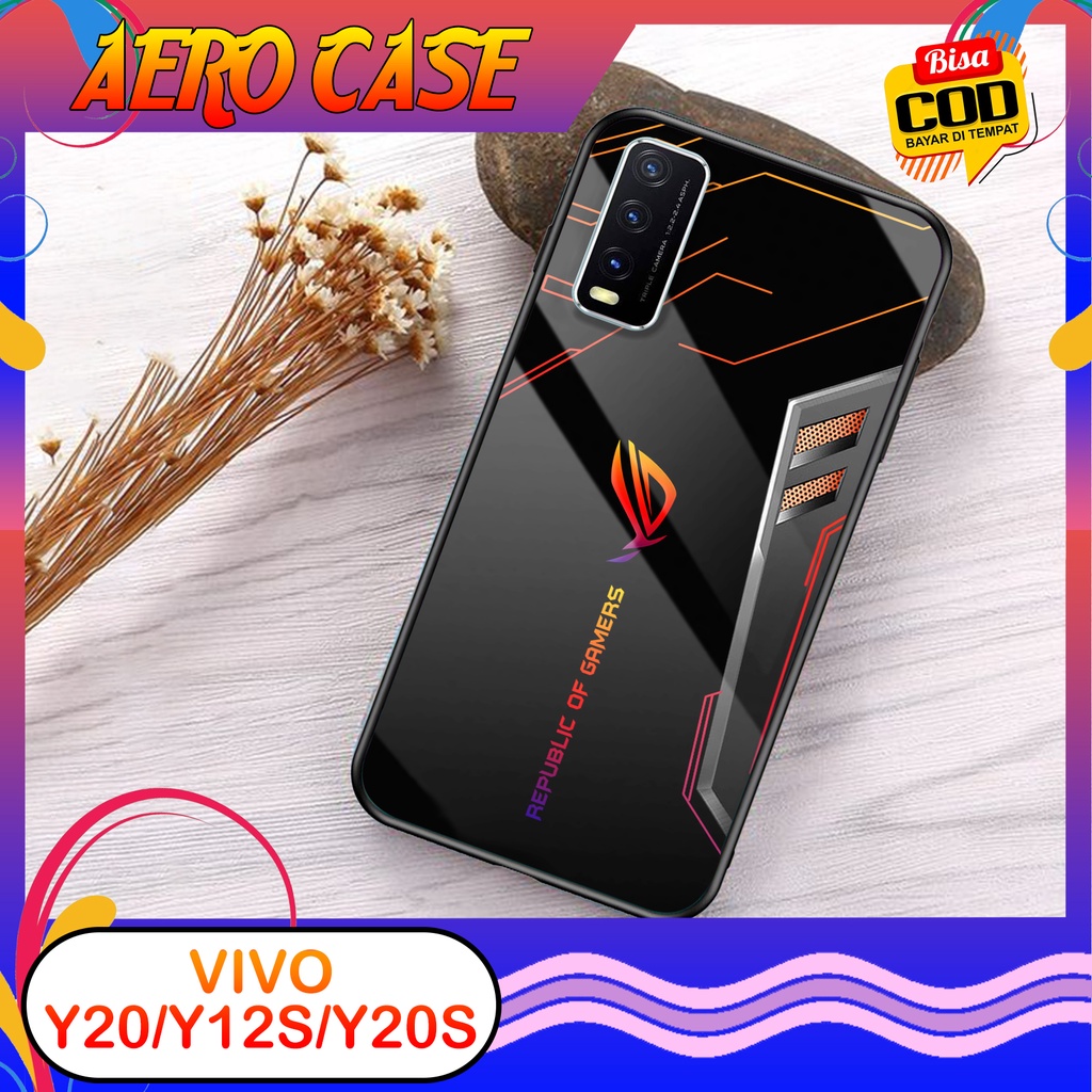 Case VIVO Y12S/Y20/Y20sg - Casing VIVO Y12S/Y20/Y20sg Terbaru Aero Case [ ROG ] Case Hp Vivo Y20 - C