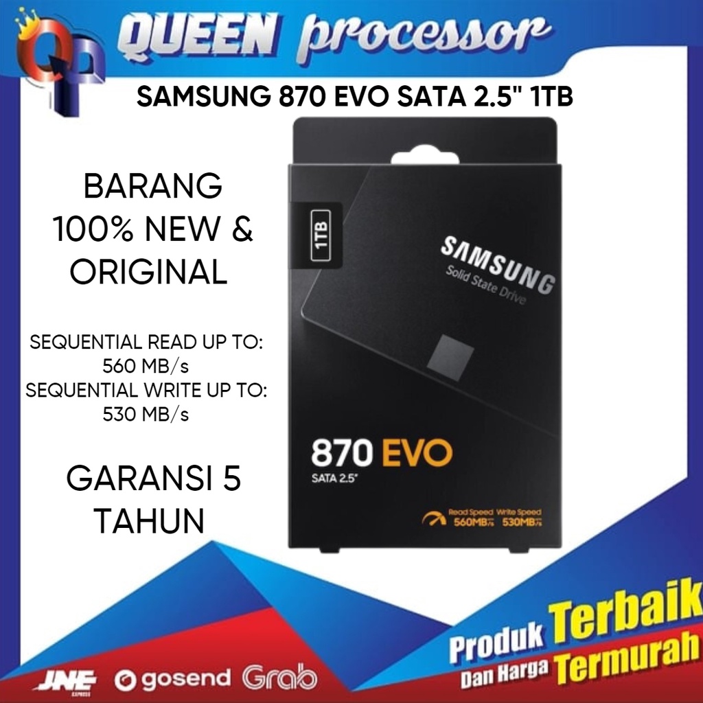 SAMSUNG 870 EVO SATA 2.5" 1TB V-NAND SSD