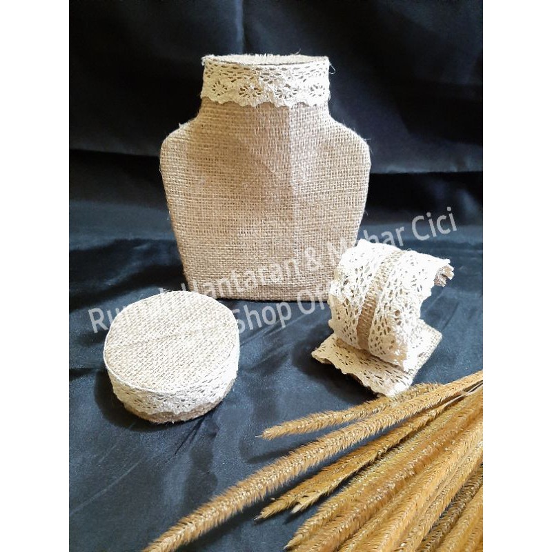 manekin goni/manekin rustic/manekin mahar rustic/manekin perhiasan