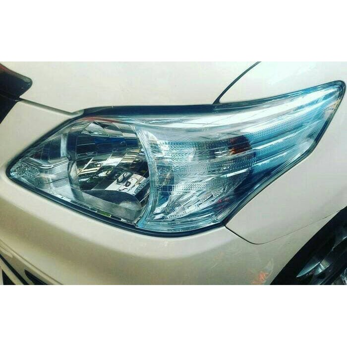 Stiker Hybrid Biru Headlamp Headlight Stiker Lampu Mobil Motor Blue