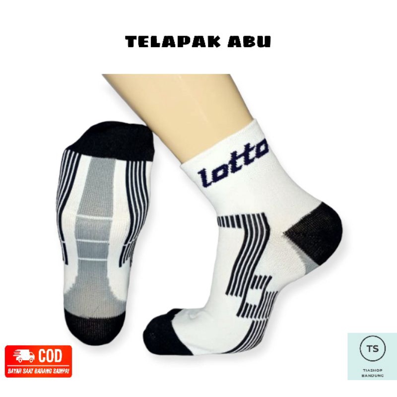 Kaos Kaki Olahraga Motif (LT) || Kaos Kaki Sport Pendek Pria dan Wanita