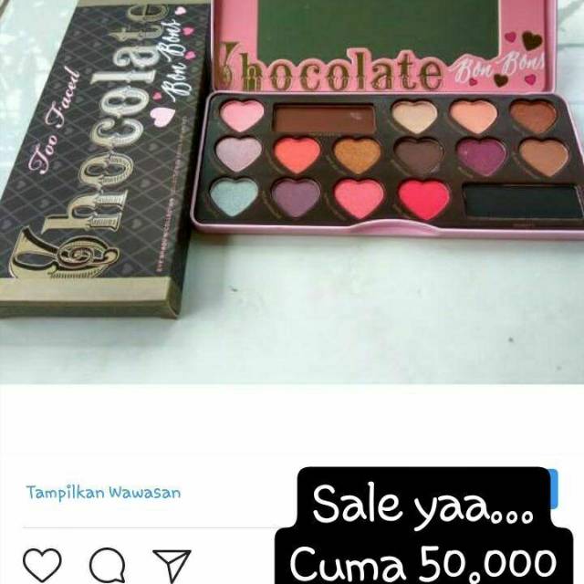 Sale chocolate too faced eyeshadow