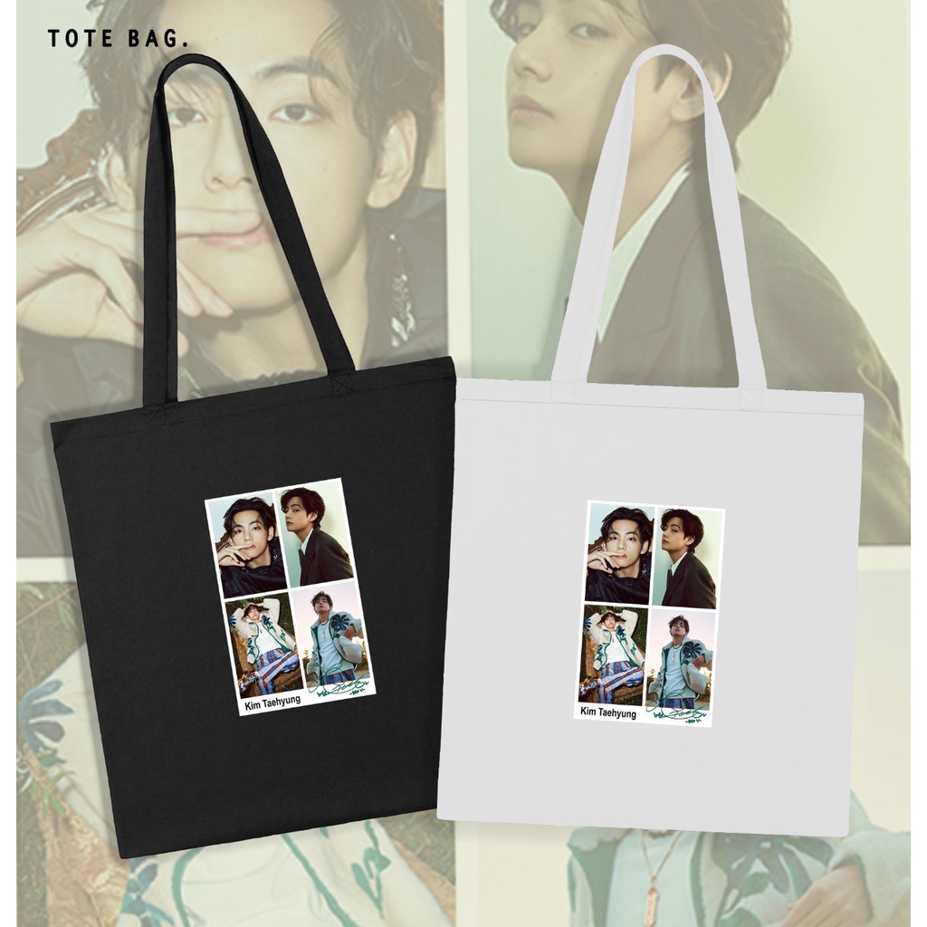 TAS GAYA WANITA/TOTE BAG V/PERSONIL BTS/TAS SANTAI/REAL PICTURE/TAS IMPORT