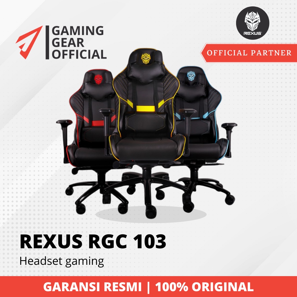 [100% ORI] Rexus Gaming Chair RGC 103 V.2 / 103 RGB