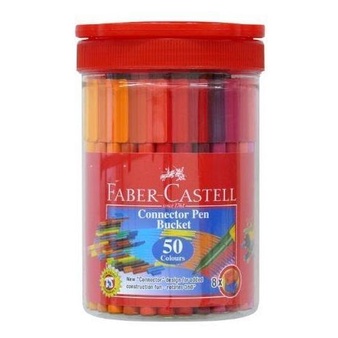 

Connector Pen 50 Warna Faber Castell Jar / Botol