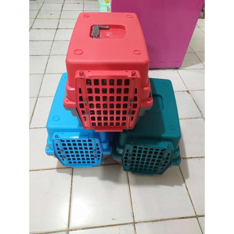 Pet Cargo Ukuran M / Canel Box cat &amp; Dog Ukuran 50 × 35 × 31cm