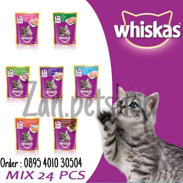 

Whiskas Pounch 24 pcs 1 dus