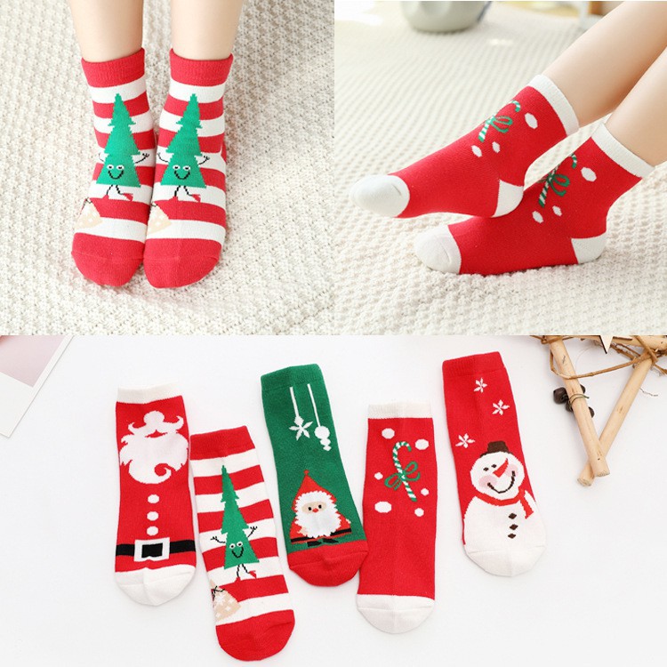 HappyOliver SUPER SNOWMAN Kaos Kaki Anak Laki Laki Perempuan 6 bulan - 3 Tahun Import Kaos kaki Natal Christmast