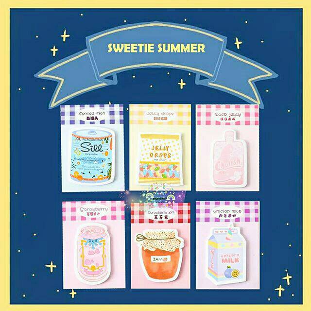 

SWEETIE SUMMER STICKY NOTES