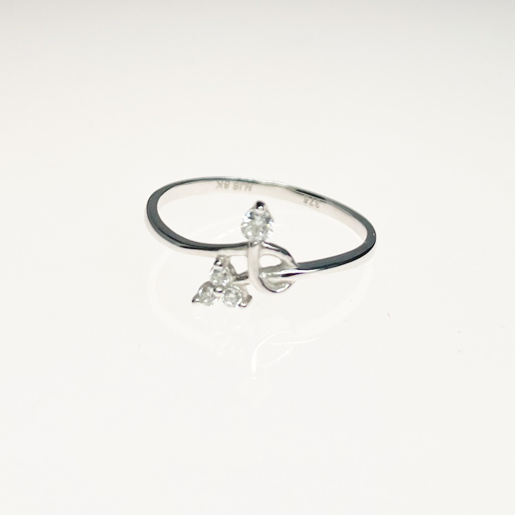 Cincin Emas Putih 375 berat 1 gram