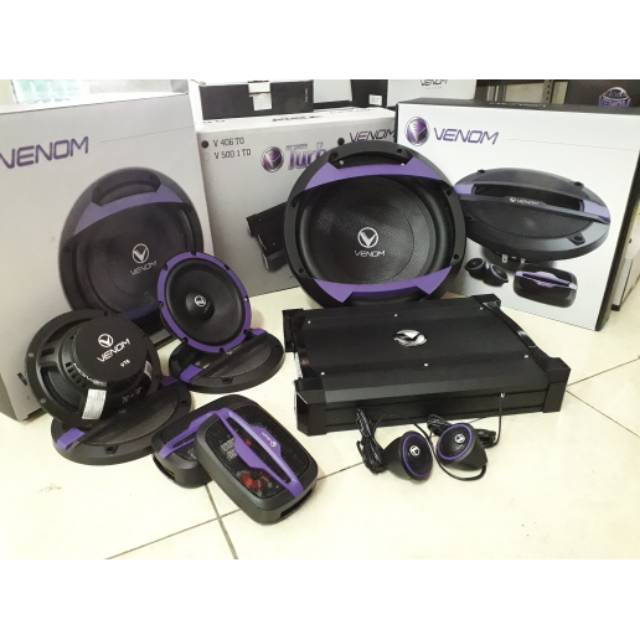 Promo  PAKET Audio VENOM VERTIGO Bergaransi