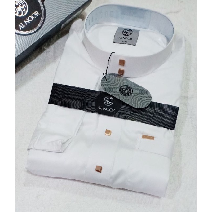Jubah Al Noor Dewasa putih polos