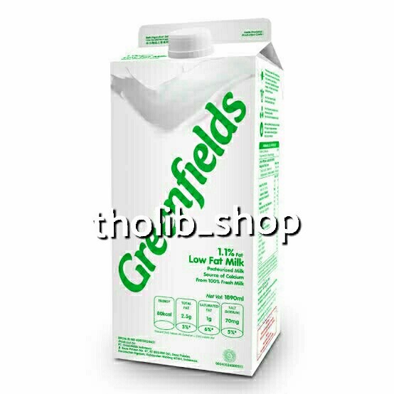 

greenfields fresh milk low fat 1890 ml