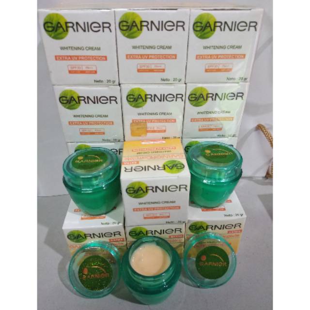 [ ECER ] CREAM GARNIER GENTONG /CREAM SIANG MALAM GARNIER GENTONG