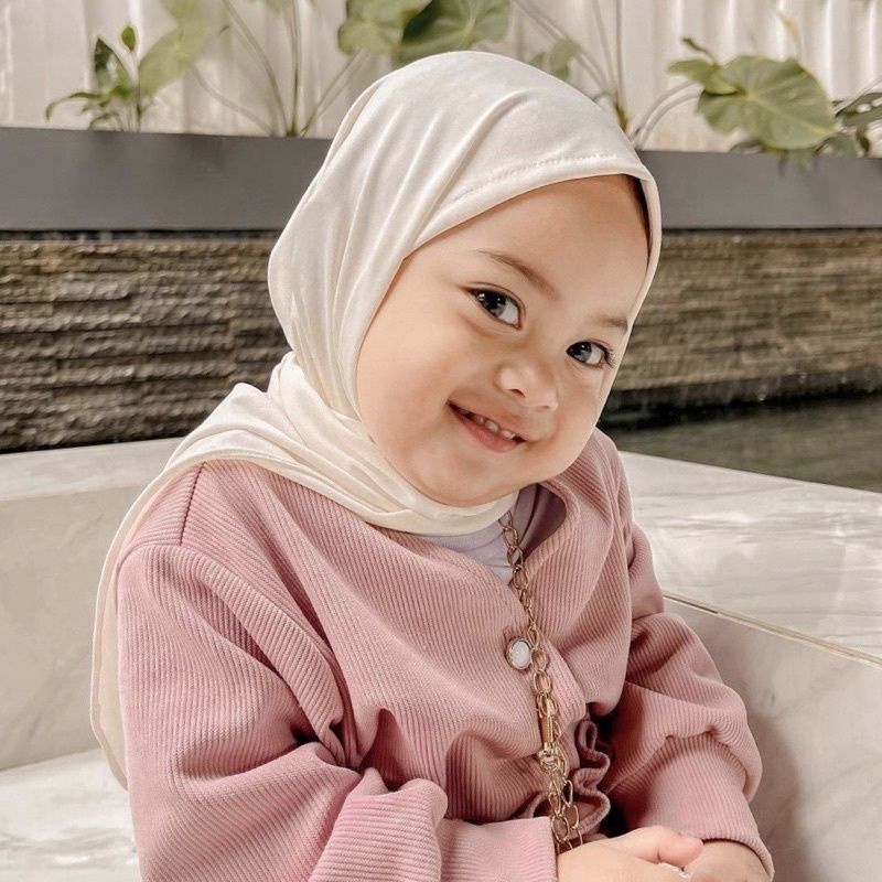 Jilbab Anak Pashmina Instan Jersey Usia 3-6 Tahun 150 x 40 CM Hijab Anak Pastan Kerudung Anak Perempuan