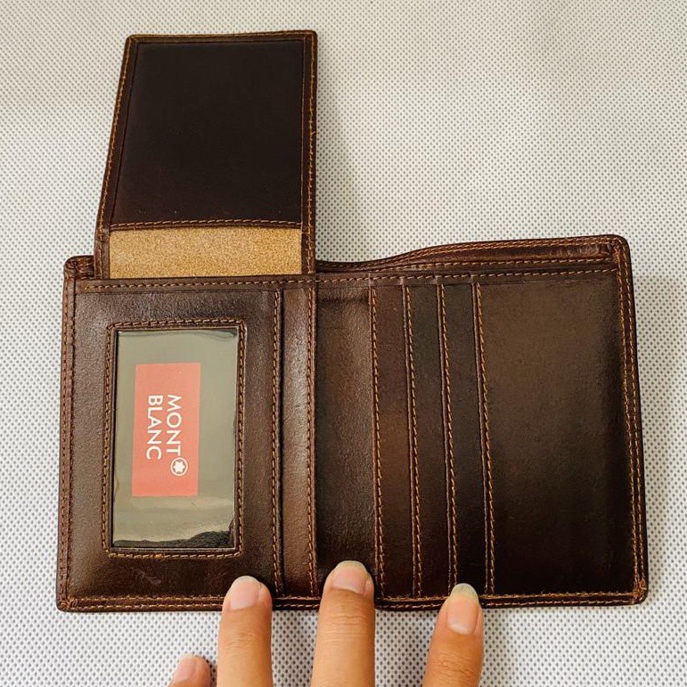 Dompet Pria Kulit Asli ORIGINAL Kickers Keren &amp; Terbaru Gratis BOX - HITAM