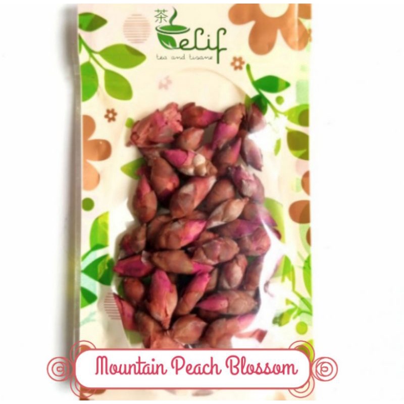 

ELIF TEA Mountain Peach Flower Tea : Wild Mountain Peach Blossom Tea