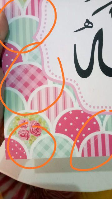 Kaligrafi Pastel Shabby Chic