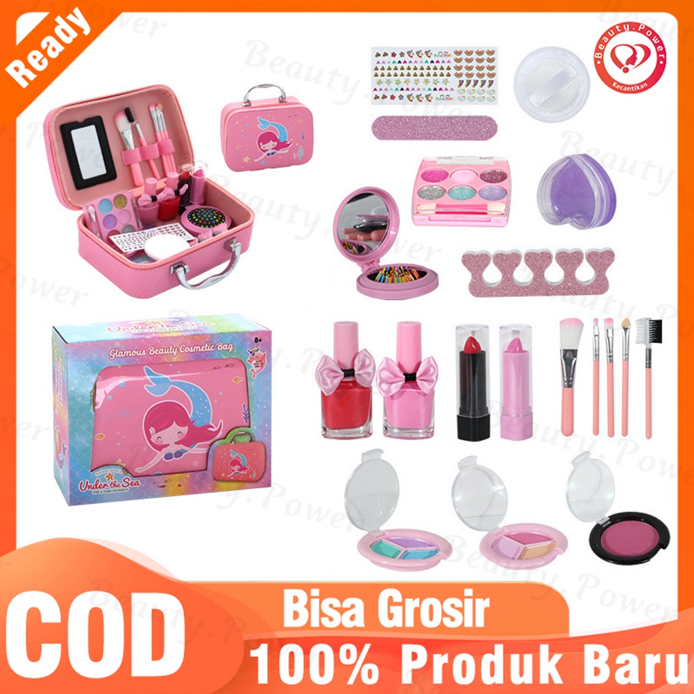 Anak Kasus Kosmetik Peralatan Kecantikan make up anak alat dandan anak