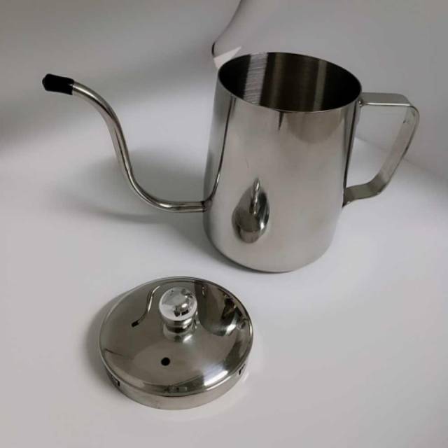 KETTLE LEHER ANGSA 600 ml TUTUP - KETTLE GOOSNECK FOR POUR OVER