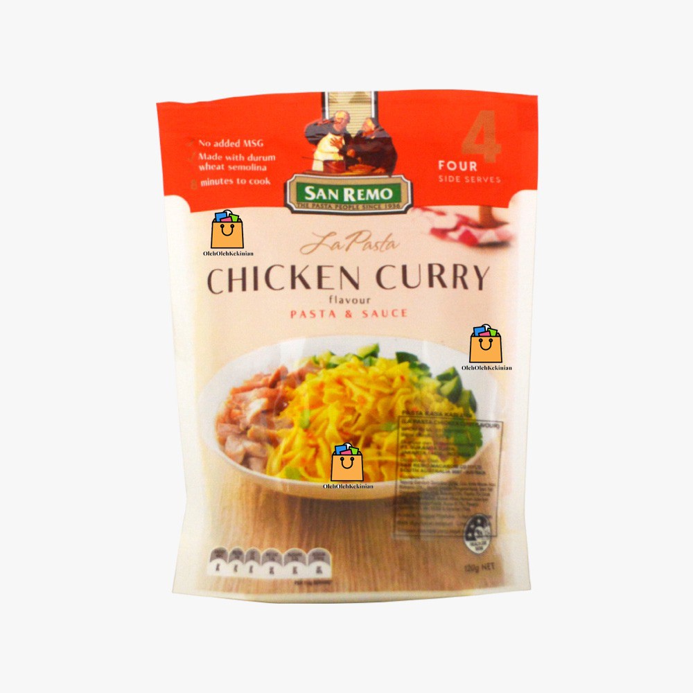 

San Remo La Pasta - Chicken Curry - 120gr