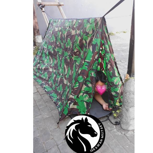 Tenda Perorangan - Tenda TNI - Kemah - Army