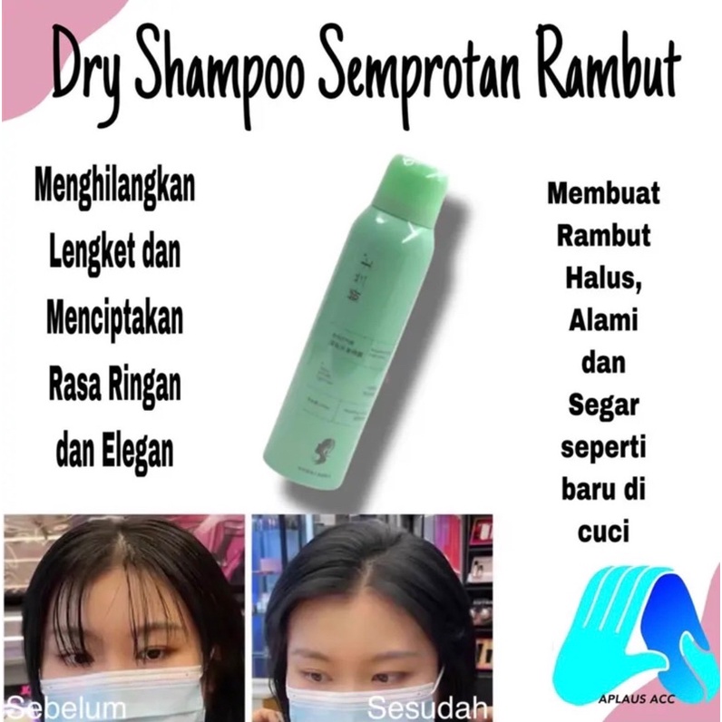 Dry Shampoo Semprotan Rambut Kering Untuk Mengembangkan Rambut Minyak Rambut