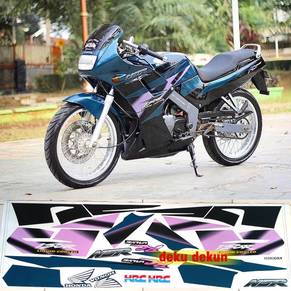 Striping Nsr R 150 1997 ungu hijau