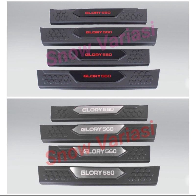 Sillplate Samping DFSK Glory 560 2019 2022 up Exclusive Activo Hitam