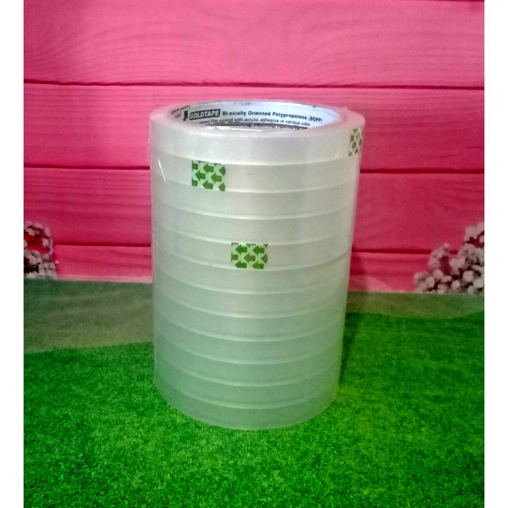 

Isolasi / Lakban Bening GOLDTAPE 1/2 inch