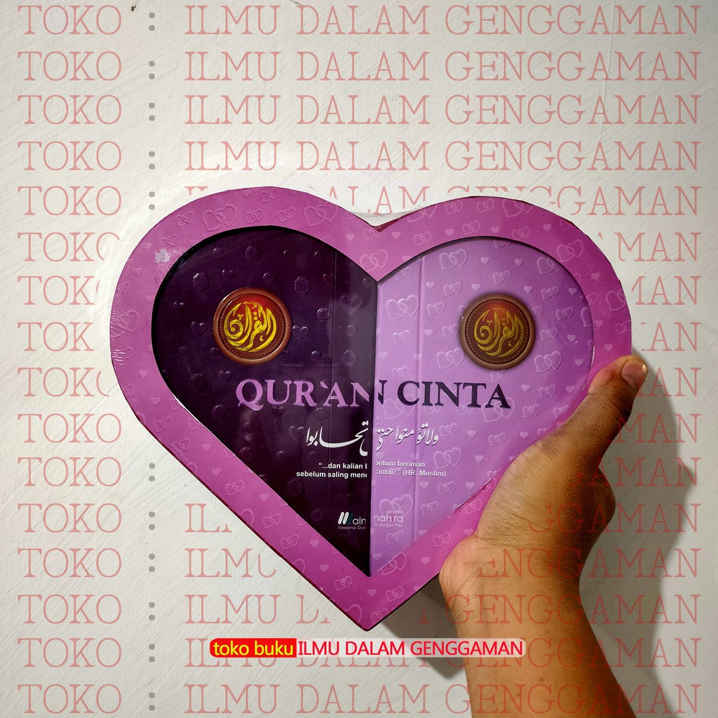 BISA TULIS NAMA Al Quran Cinta  JUMBO Almahira Alquran Cinta Almahira Kado Pernikahan Seserahan Perk