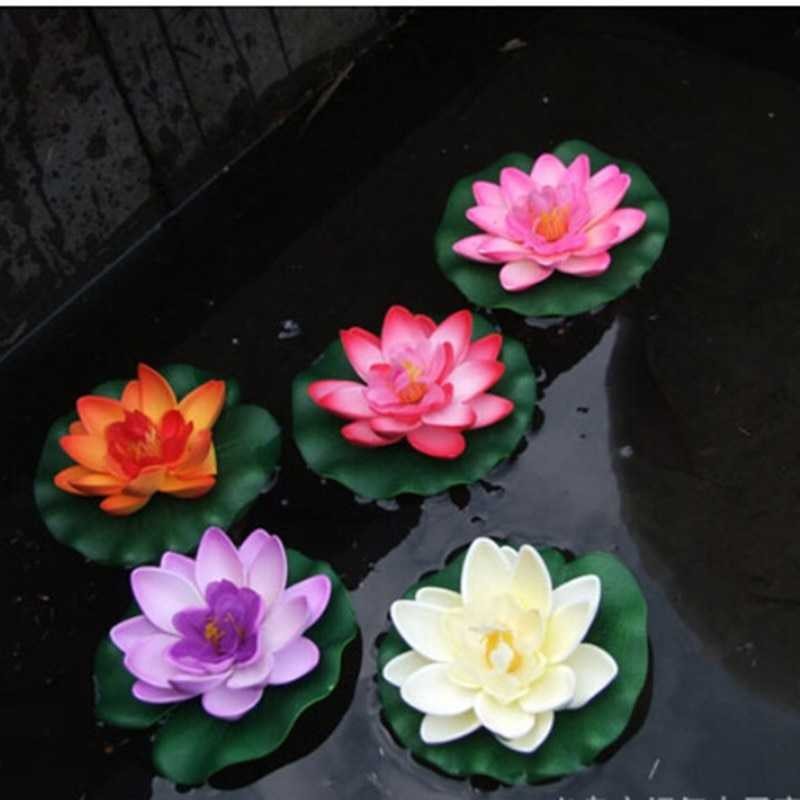 Hot Promo ! Bunga Lotus Imitasi Dekorasi Kolam Taman - QZ20