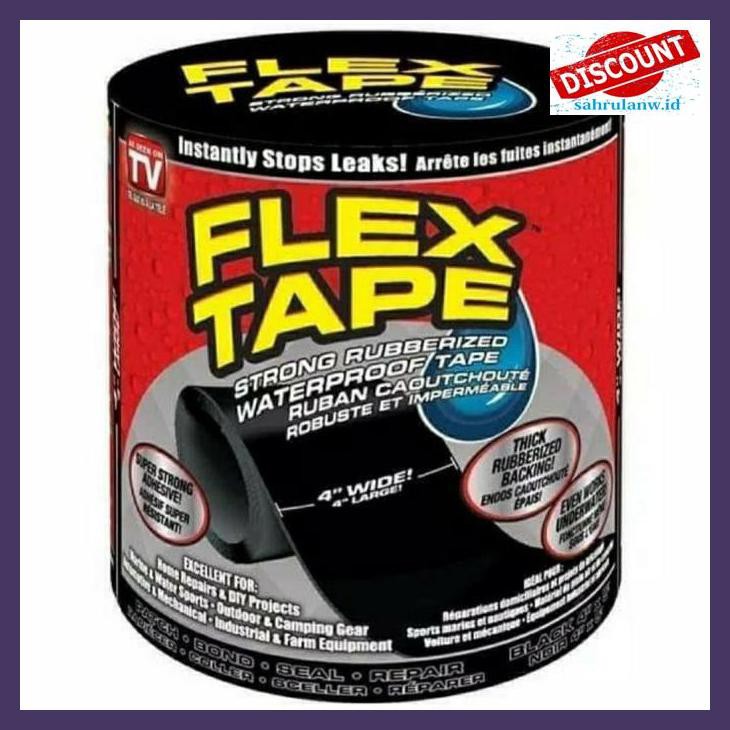

U6G68T6- Flex Tape 4" Lakban Isolasi Waterproof Tape Tahan Air Serbaguna T65E4Er-