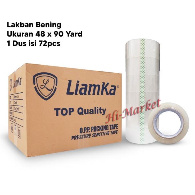 

(BISA COD) (1DUS) Lakban Bening/Coklat 48mm x 90yard NEW Kode 984
