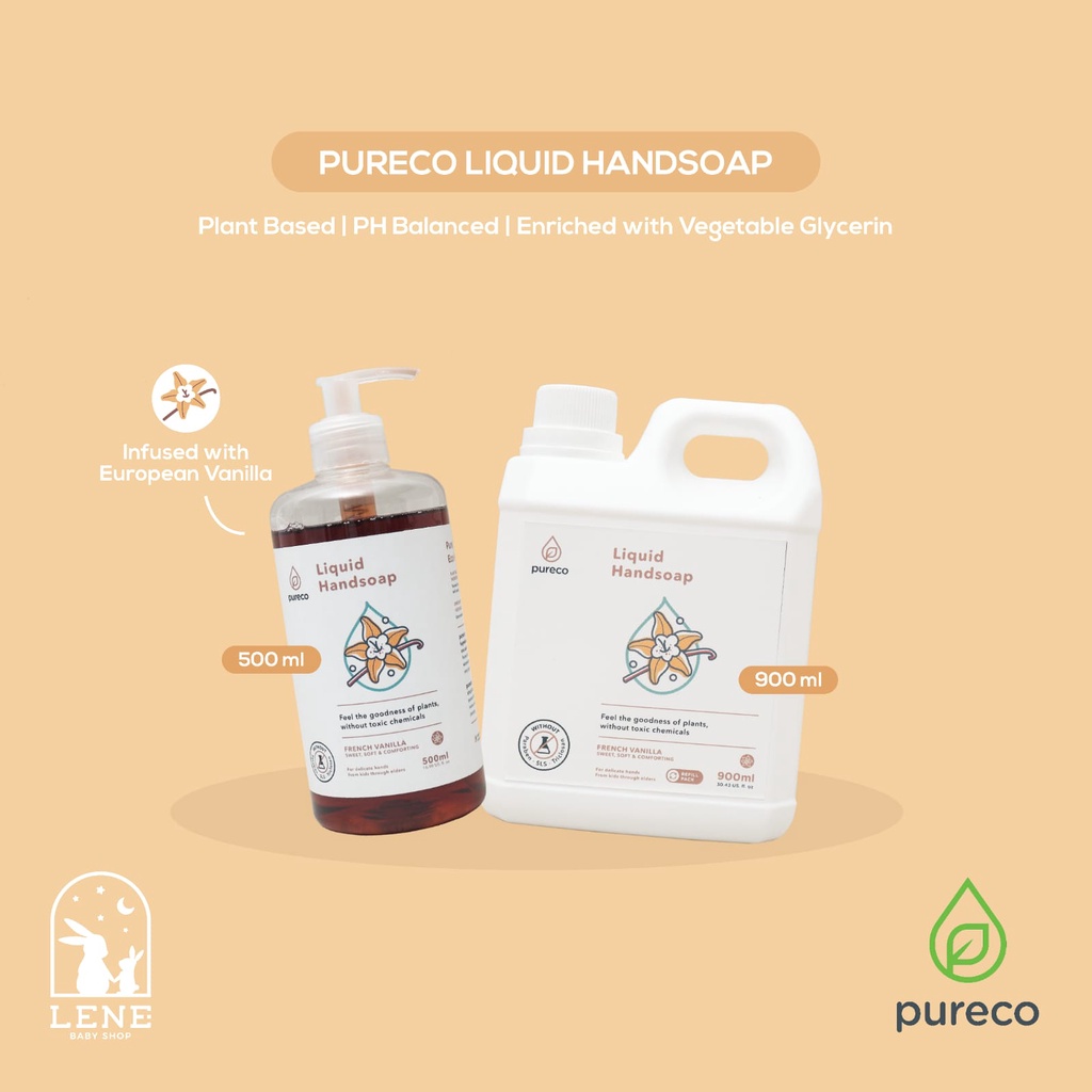 Pureco Liquid Handsoap Refill Size 900ml