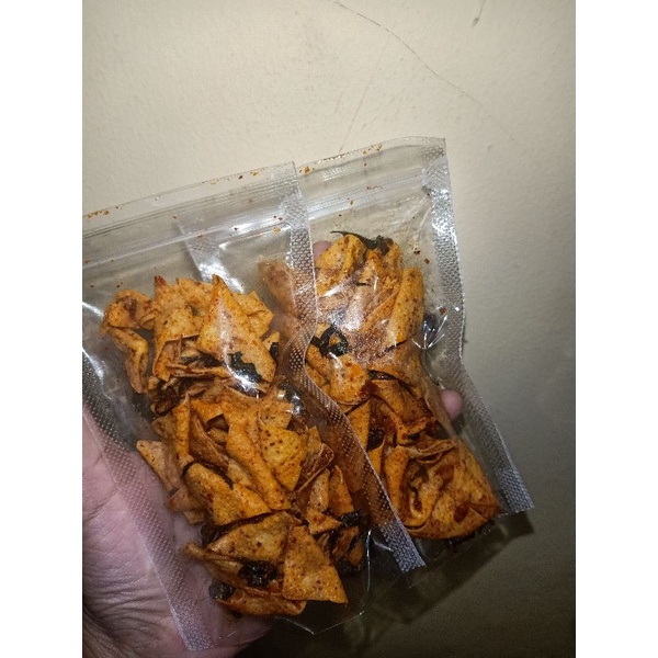 

pangsit tambahan Daun jeruk kriuk kriu