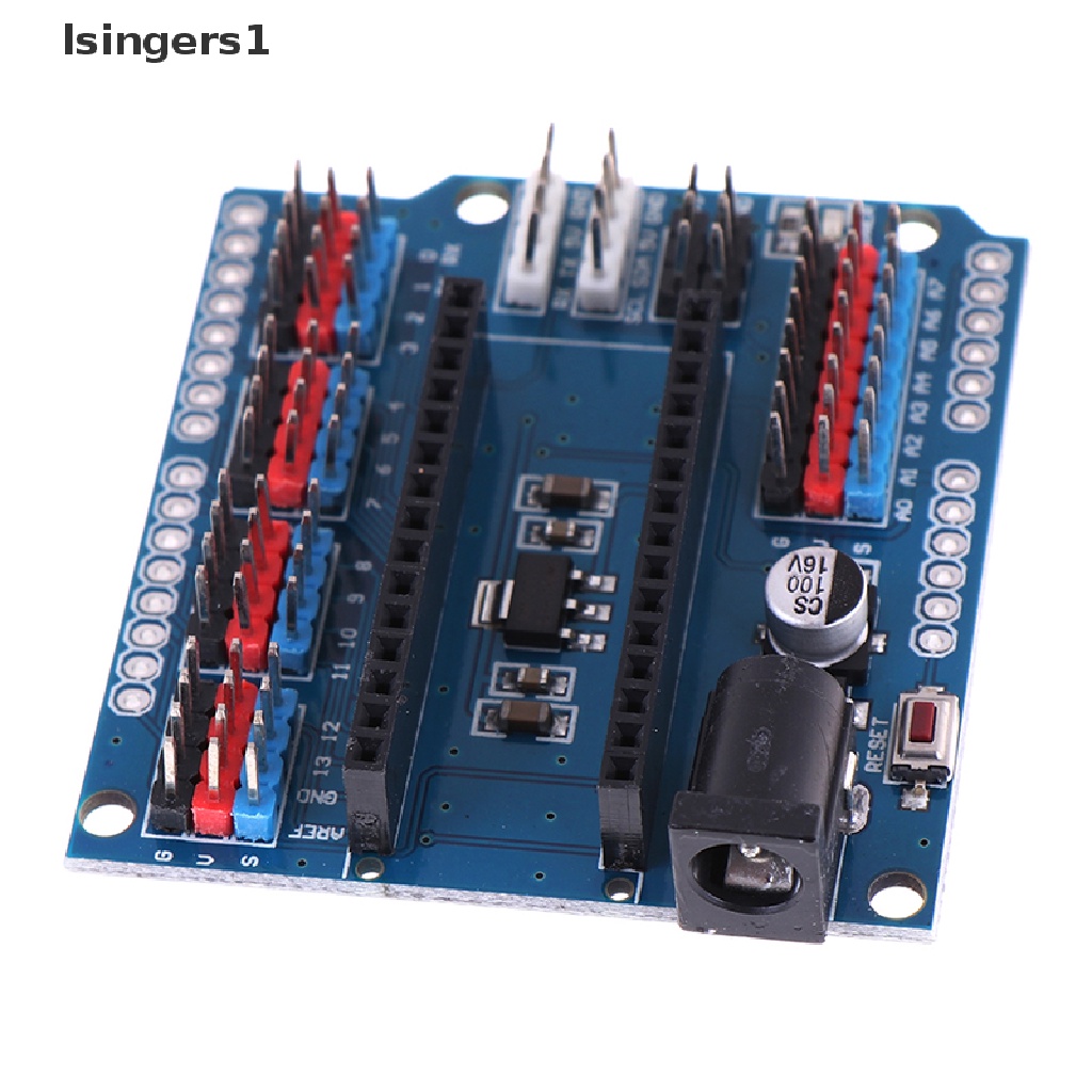 (lsingers1) Nano I / O Modul sensor shield expansion Untuk arduino r3 nano