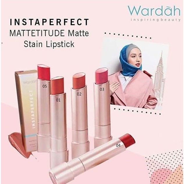 WARDAH INSTAPERFECT MATTETITUDE Matte Stain Lipstick
