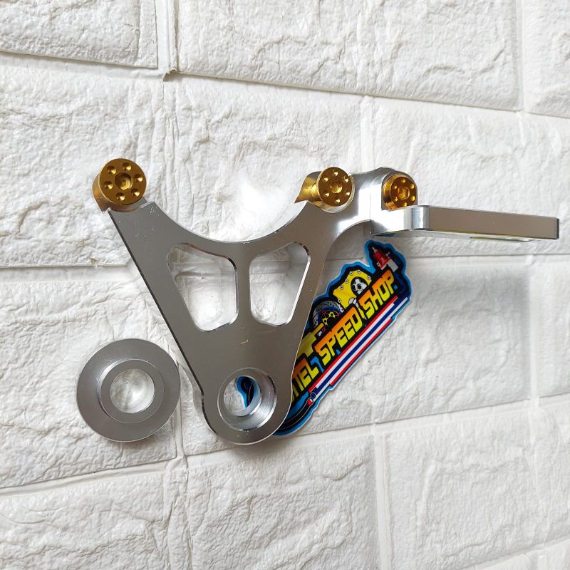 PAKET KALIPER BREMBO NISSIN 2PISTON PLUS BAUT PB BREKET BELAKANG VIXION R15 -V2 MX KING VIXION BYSON