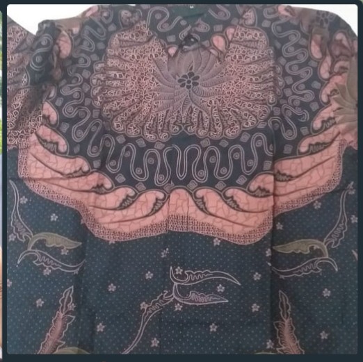 Kemeja Batik Lengan Panjang Warna Ungu Hitam Baju Batik Pria Terbaru Batik Lapis Furing Nggar Jaya