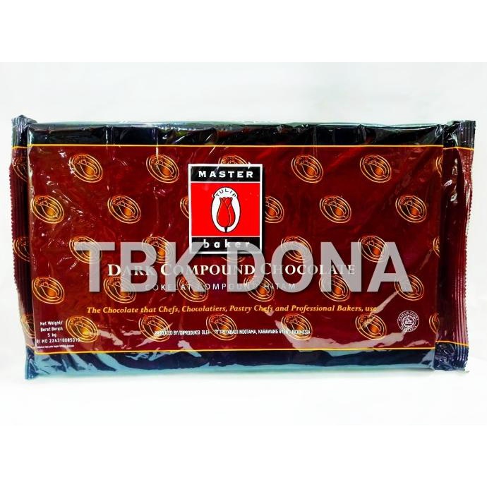 

Coklat Tulip Master Baker Dark Chocolate Compound 5 Kg ---NEW---