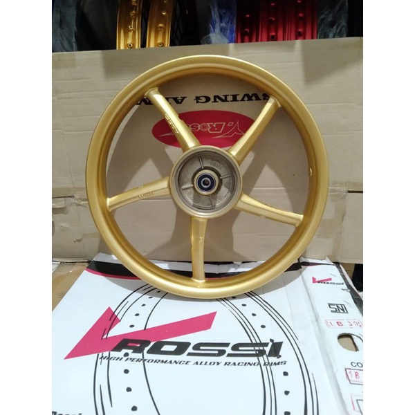 VELG RACING BELAKANG MOTOR YAMAHA JUPITER LAMA,VEGA LAMA, FIZR RING 17 X185 WARNA GOLD