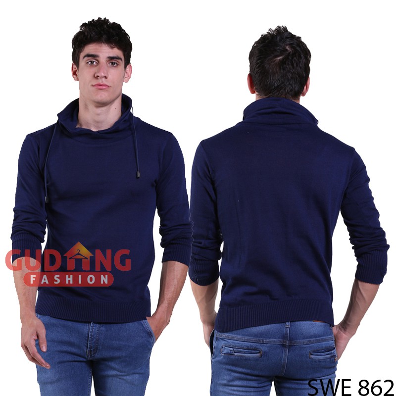 Sweater Rajut Untuk Pria Rajut Dongker SWE 862