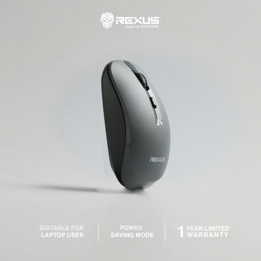 Rexus Office Q20 Mouse usb Wireless Silent model slim 1600DPI Komputer Computer laptop Pc